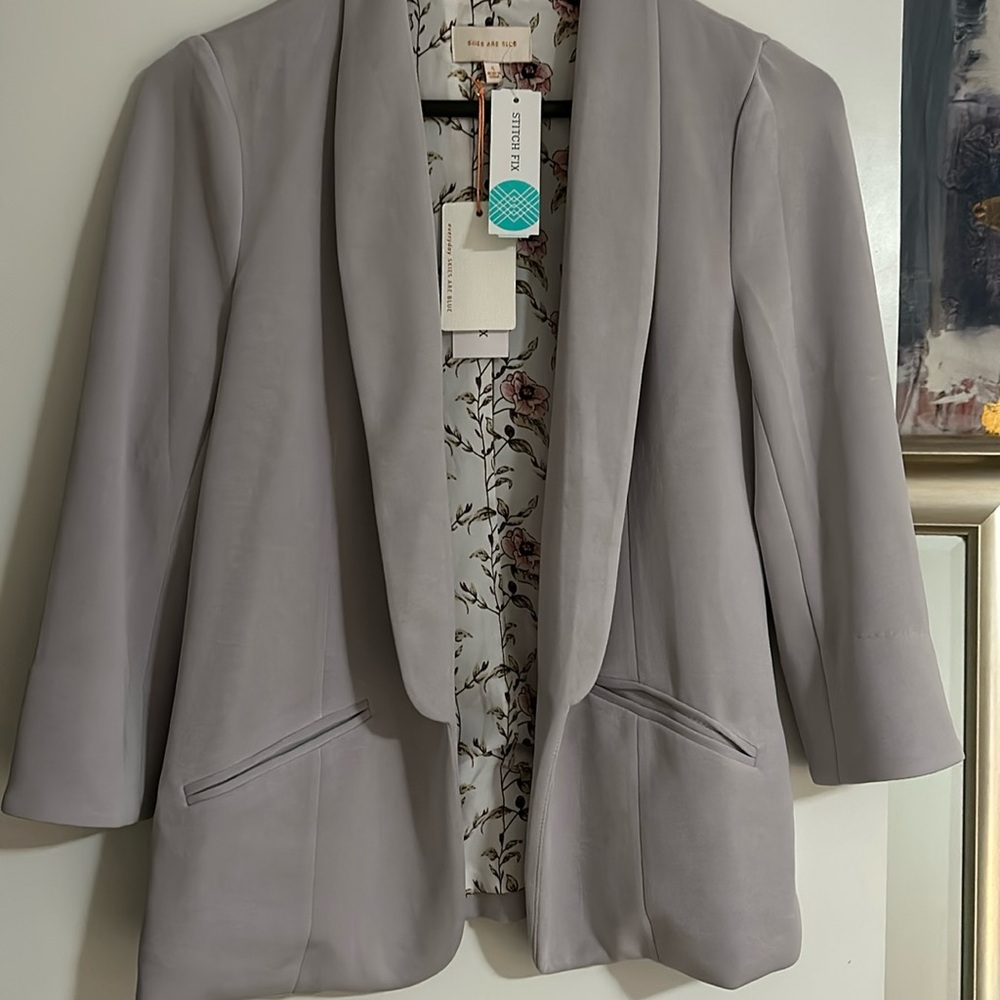 Blazer “ Skies are blue “